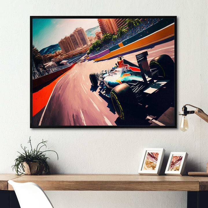 Racing car in Monaco GP III