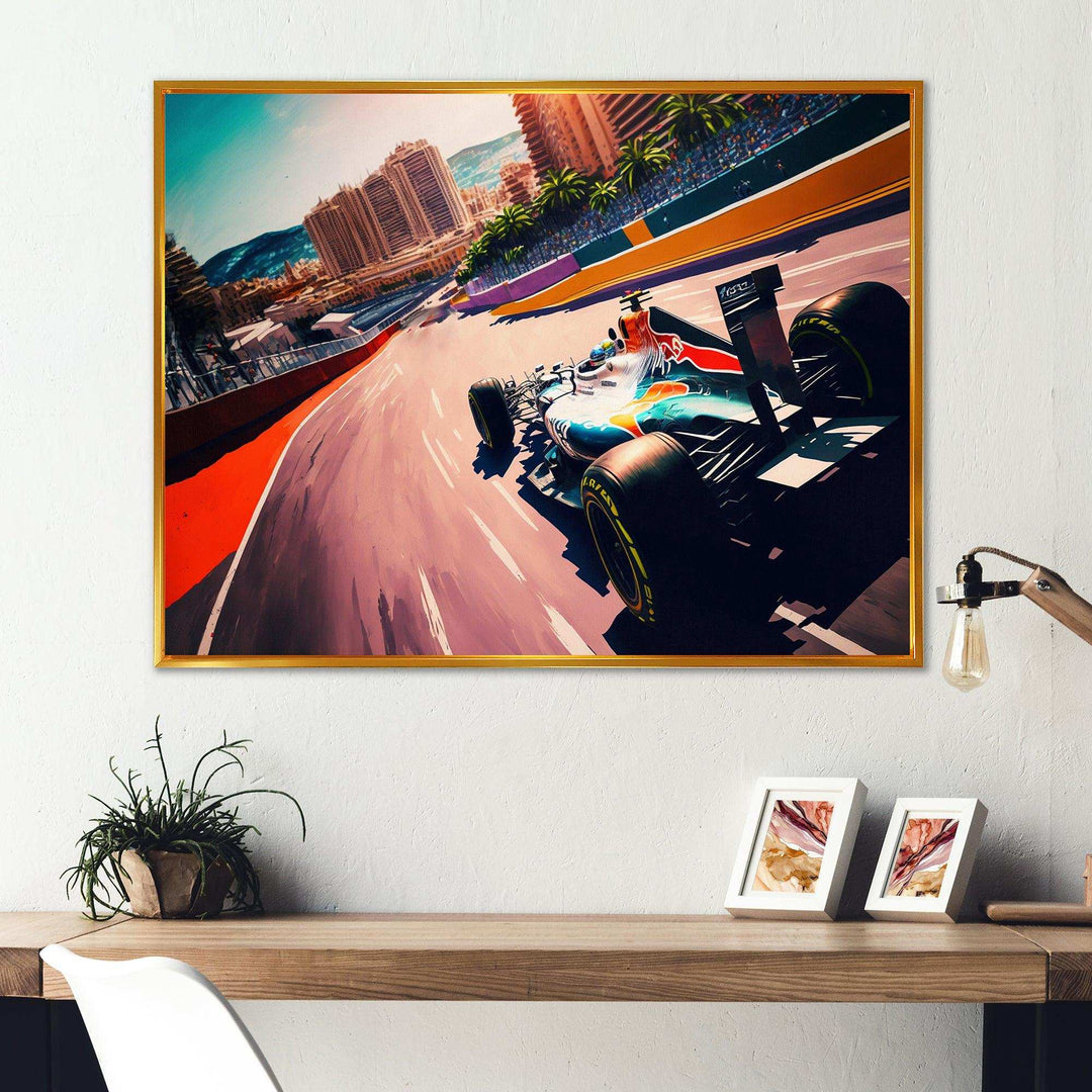 Racing car in Monaco GP III