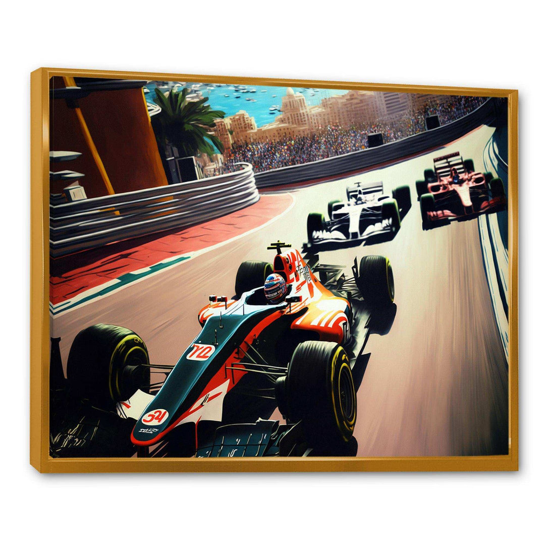 Racing car in Monaco GP I