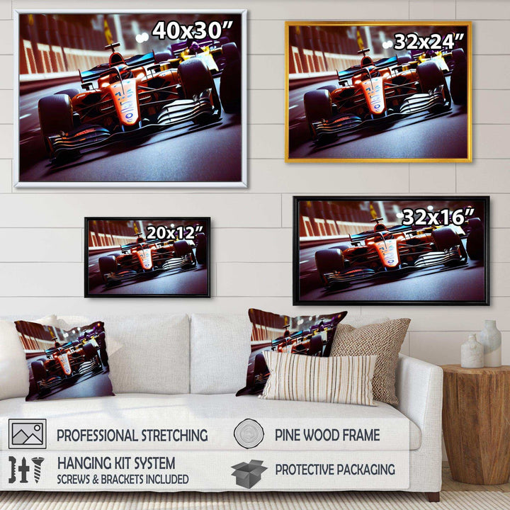 Racing car in Monaco GP II