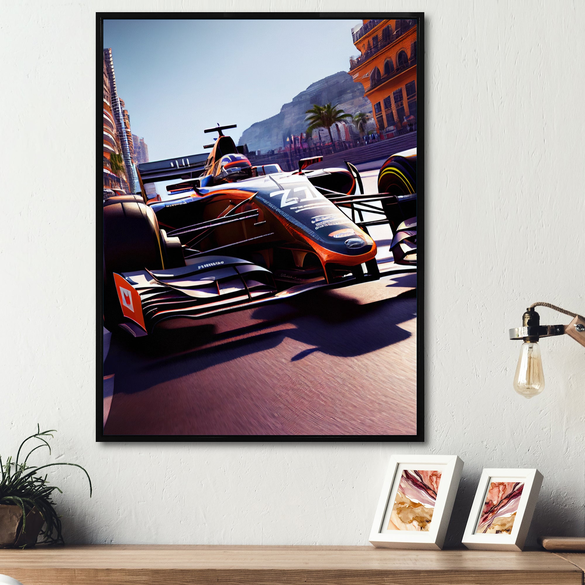 Racing car in Monaco GP IV
