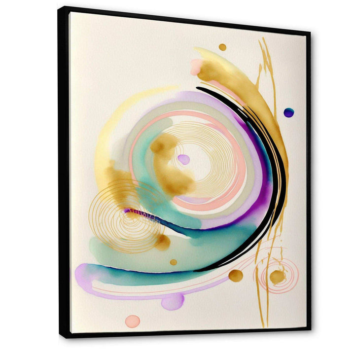 Modern Purple Hint Spiral  - Modern Wall Art Prints