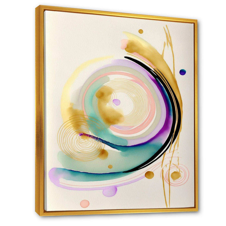 Modern Purple Hint Spiral  - Modern Wall Art Prints