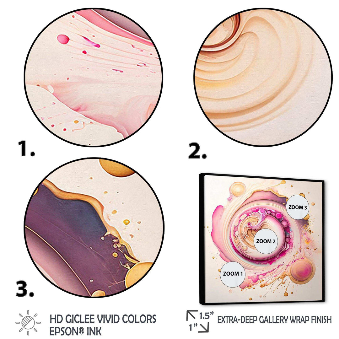 Pink Liquid Swirl  - Modern Wall Art Prints