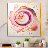 Pink Liquid Swirl