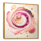 Pink Liquid Swirl