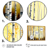 Golden Birch Trees Forest II