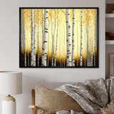 Golden Birch Trees Forest III