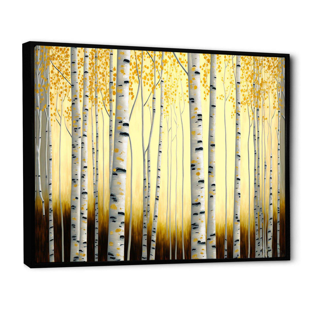 Golden Birch Trees Forest III