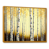 Golden Birch Trees Forest III