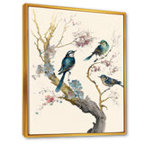 Multicolor Birds On Plum Blossoms Tree XII