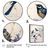 Multicolor Birds On Plum Blossoms Tree XVI