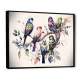 Multicolor Birds On Plum Blossoms Tree XVIII