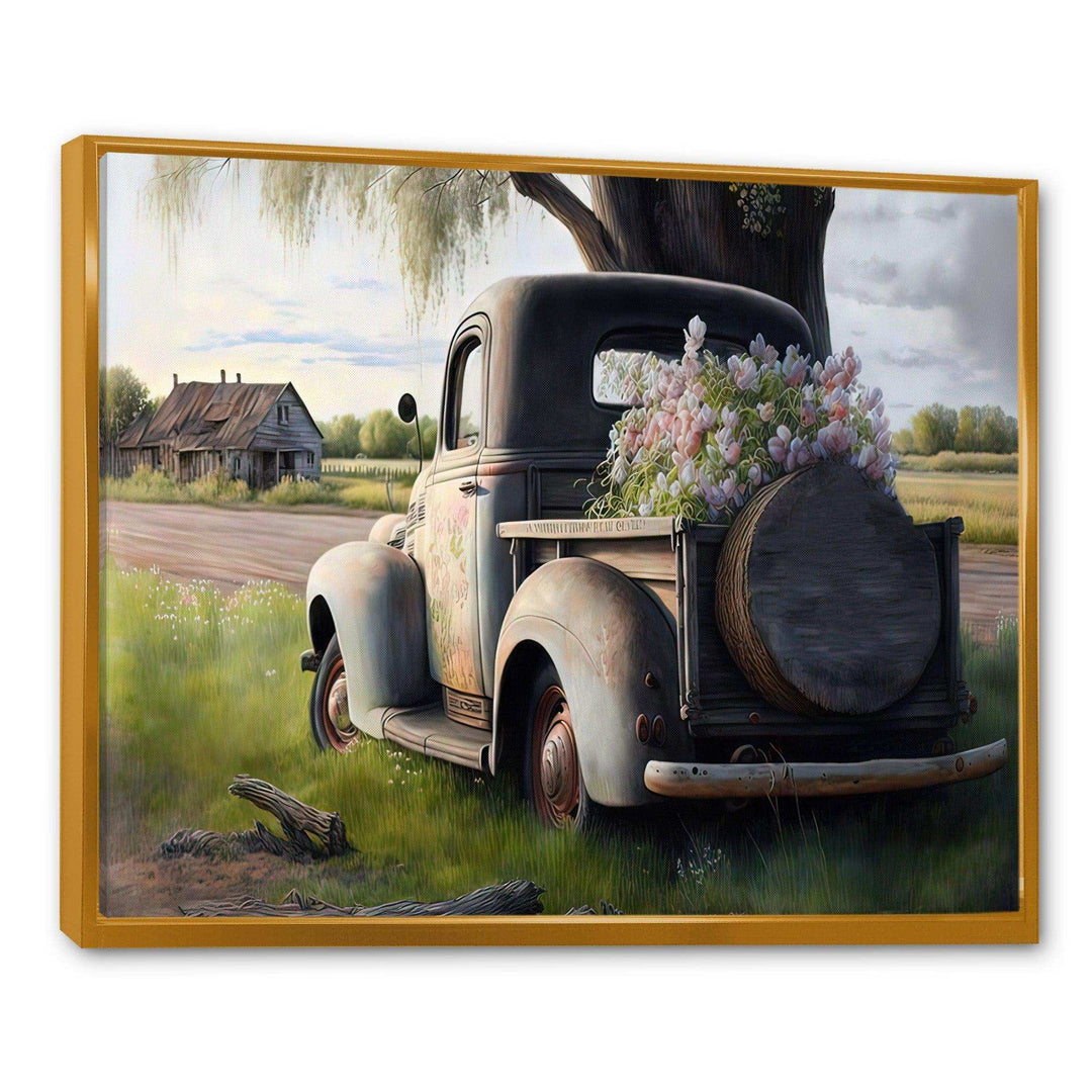 Barn Flower Delivery Truck IX