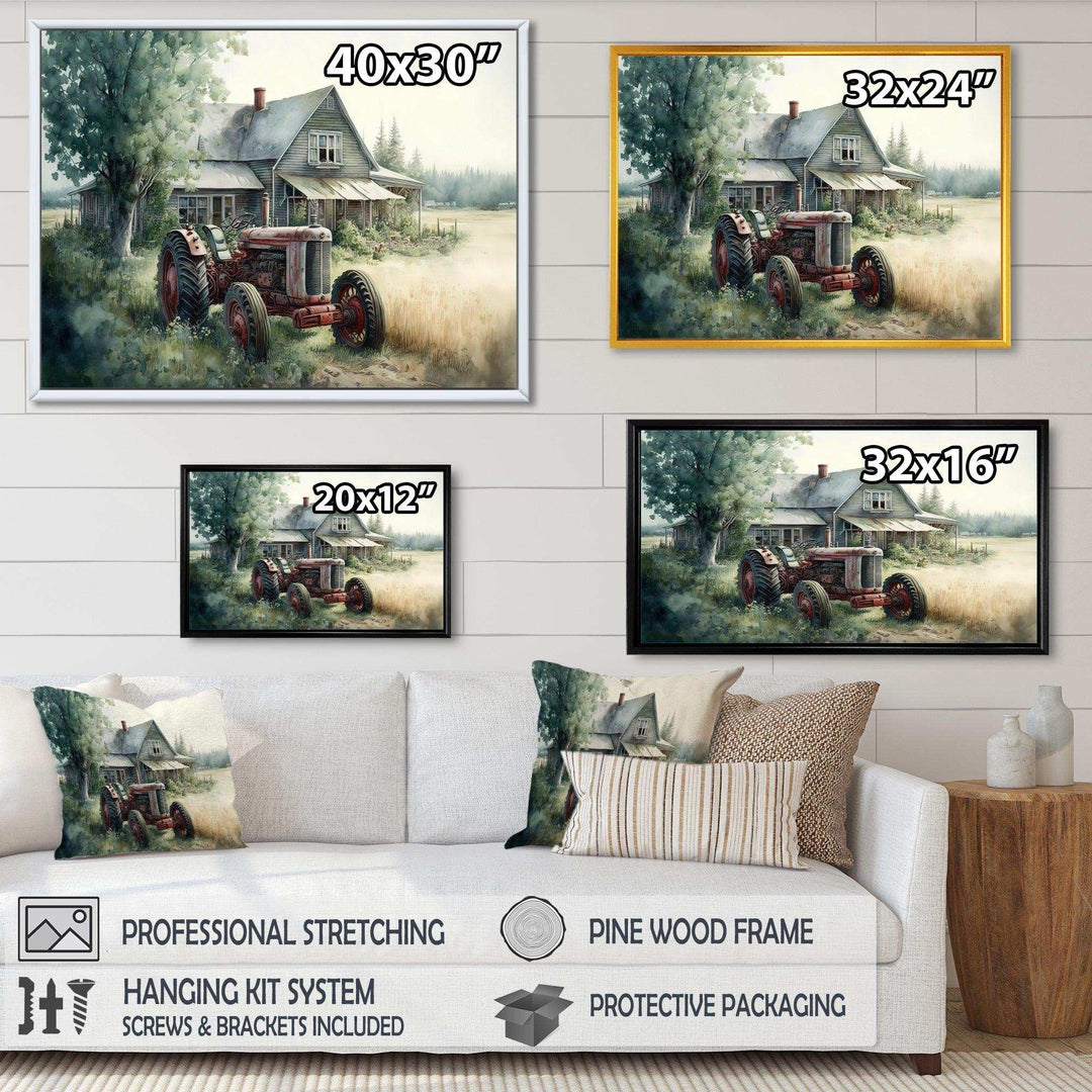 Tractor In Barn I