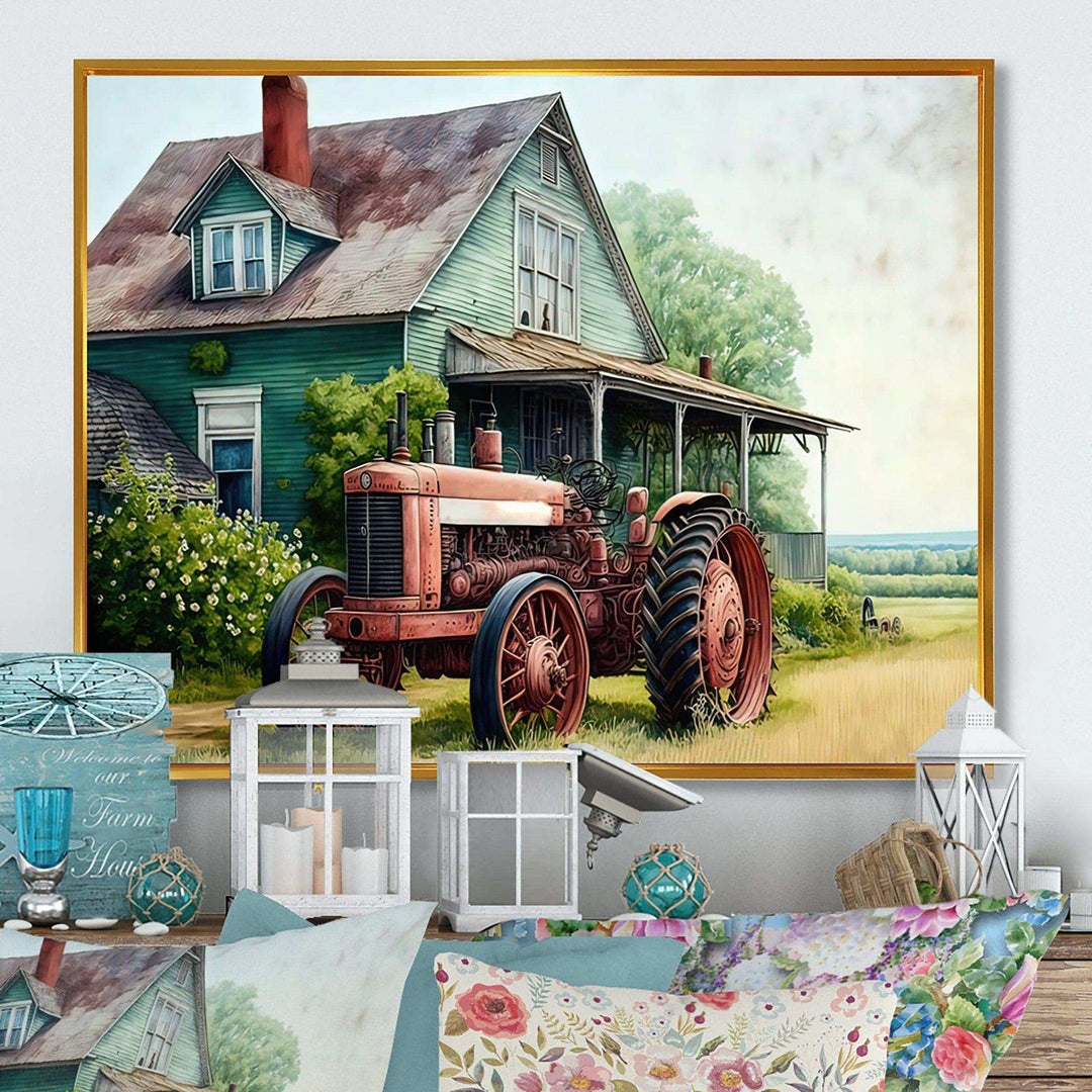 Tractor In Barn II