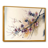 Pink And Plum Cherry Blossom Branch I