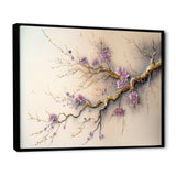 Pink And Plum Cherry Blossom Branch V