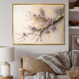 Pink And Plum Cherry Blossom Branch V