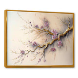 Pink And Plum Cherry Blossom Branch V