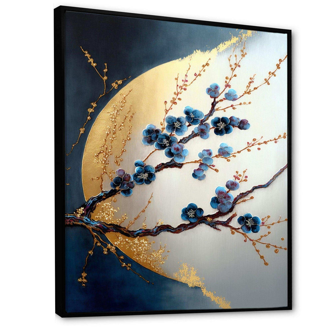Blue Cherry Blossom Branch IV