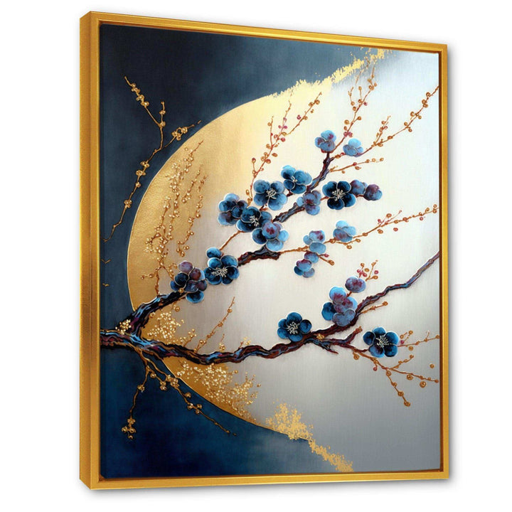 Blue Cherry Blossom Branch IV