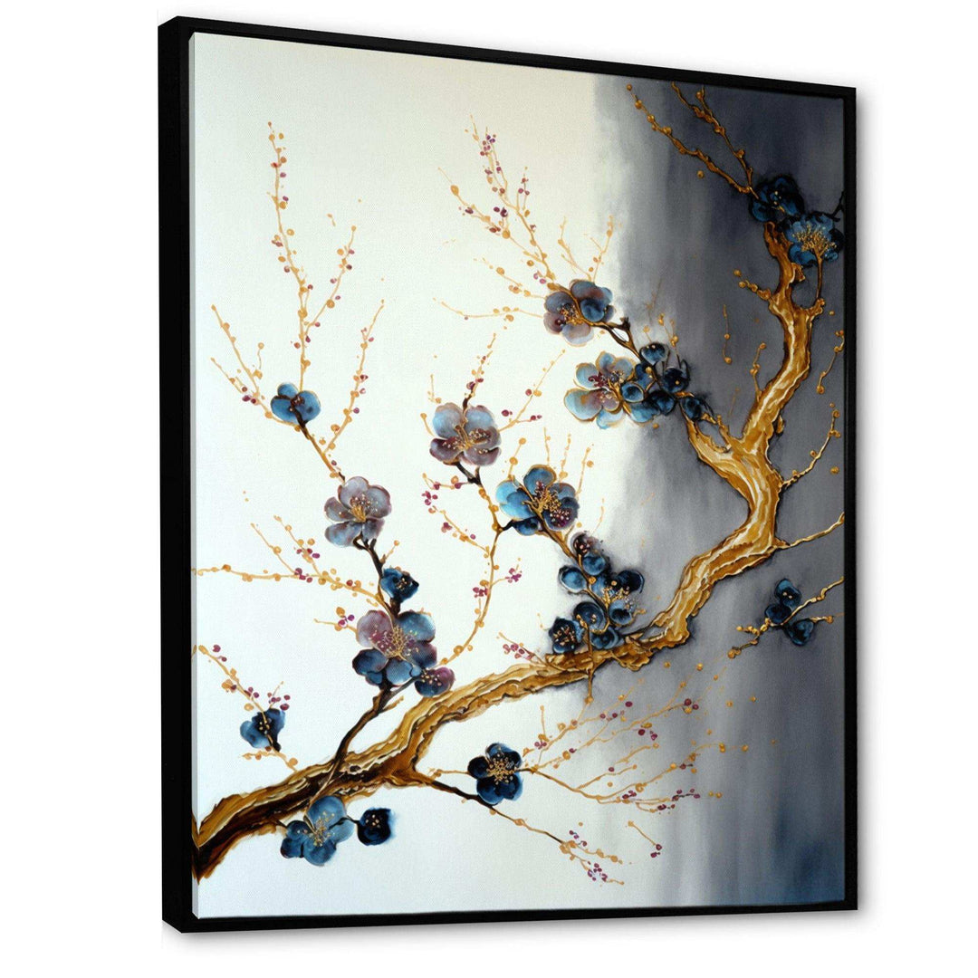 Blue Cherry Blossom Branch VII