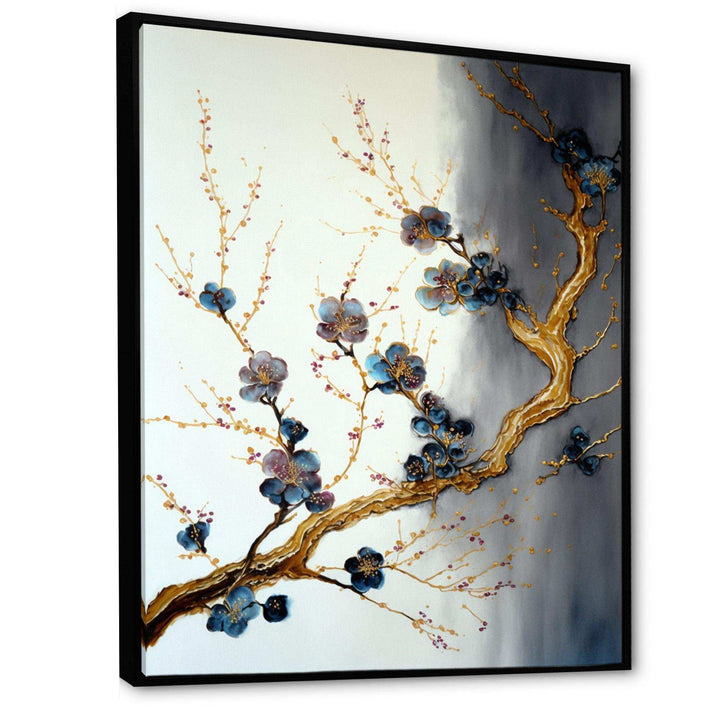 Blue Cherry Blossom Branch VII