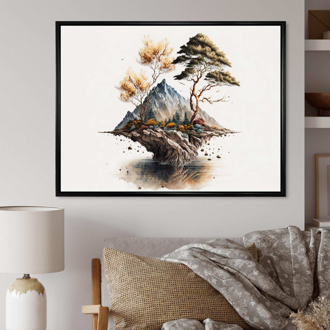 Bonsai Tree On A Rock III