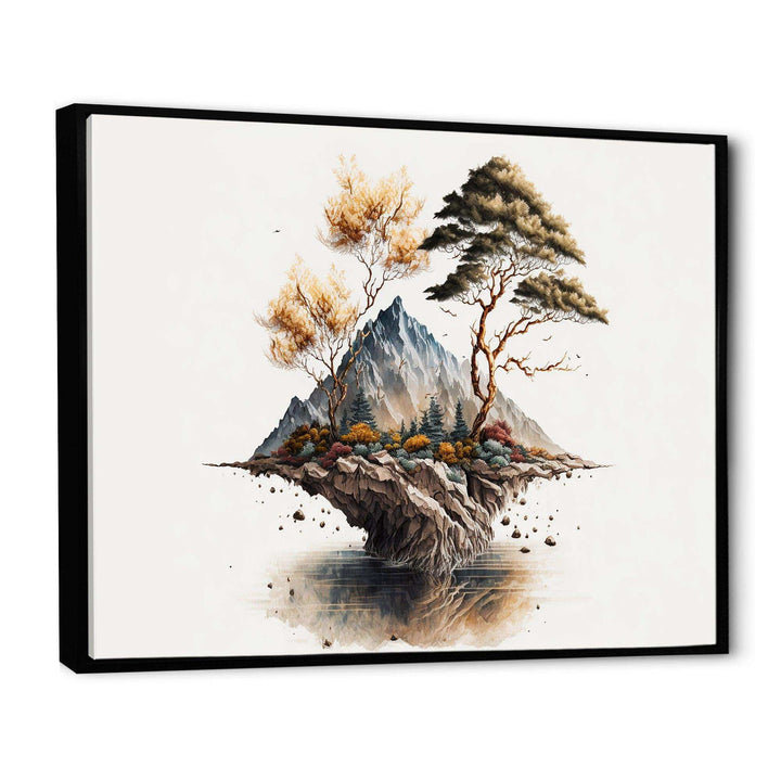 Bonsai Tree On A Rock III