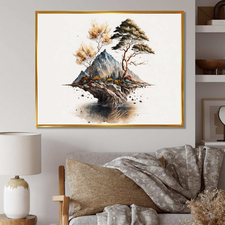 Bonsai Tree On A Rock III