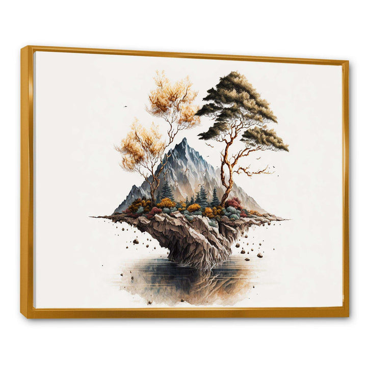 Bonsai Tree On A Rock III