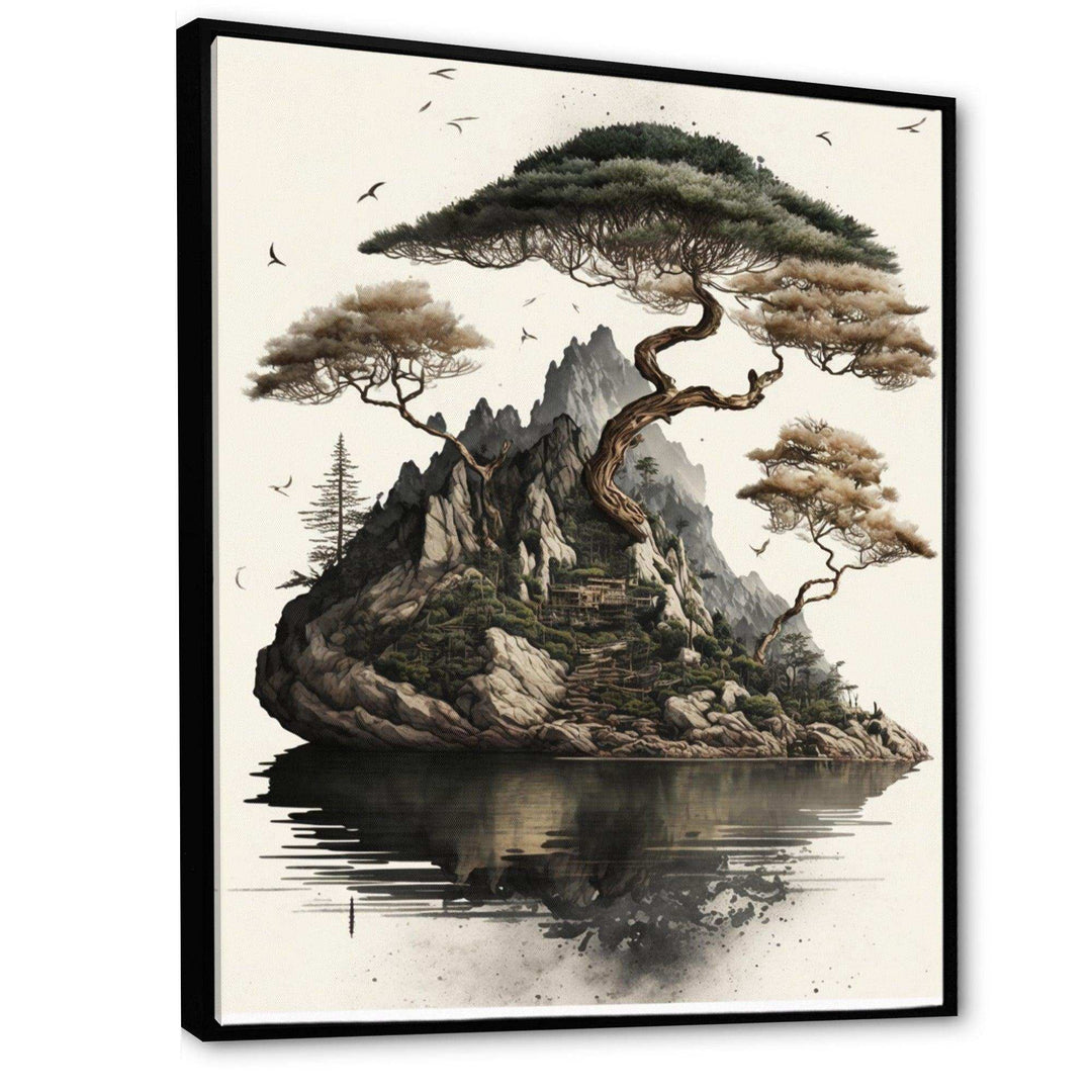 Bonsai Tree On A Rock IV