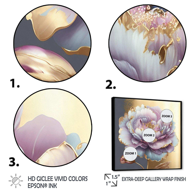 Purple Hue Single Flower I