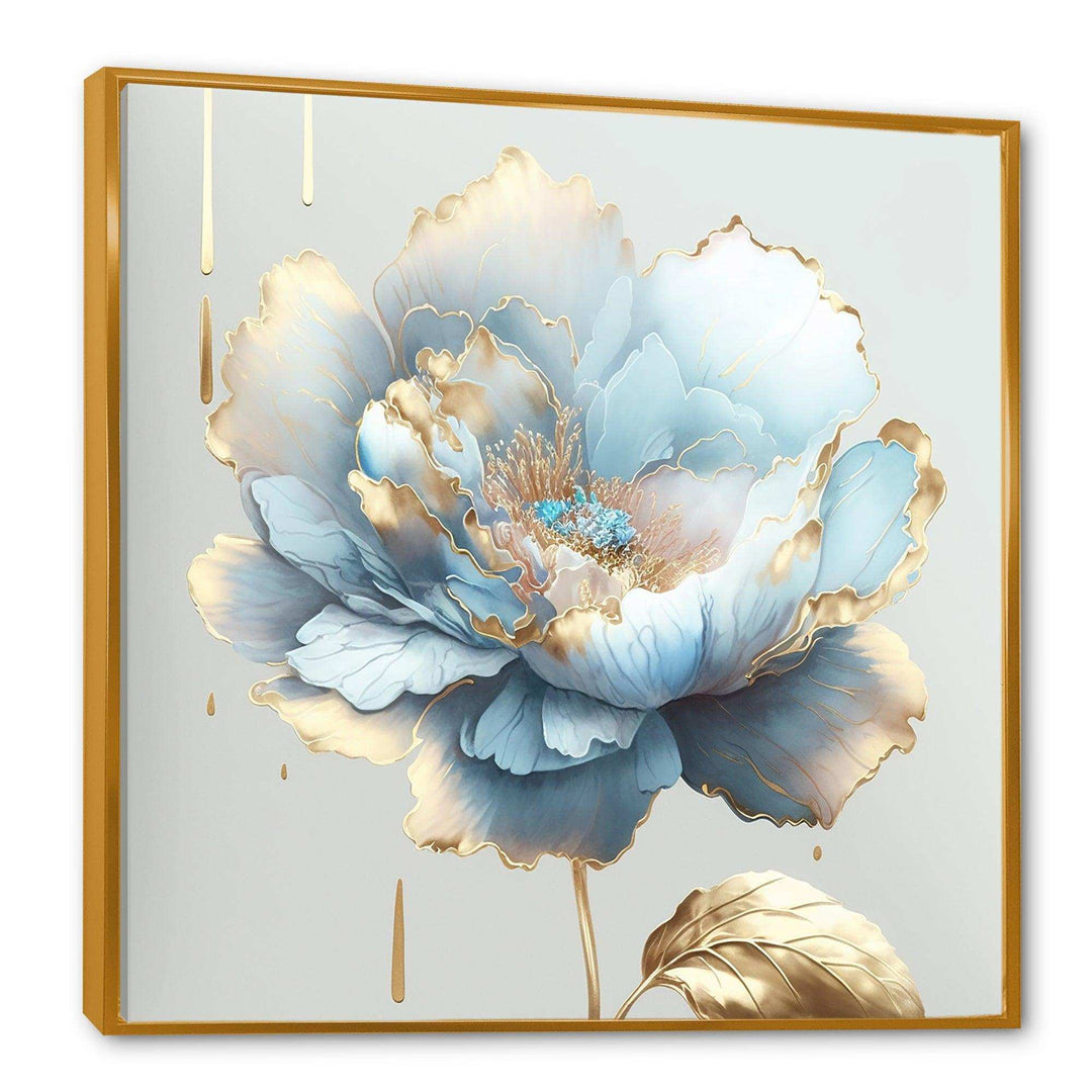 Chic Blue Blooming Flower II