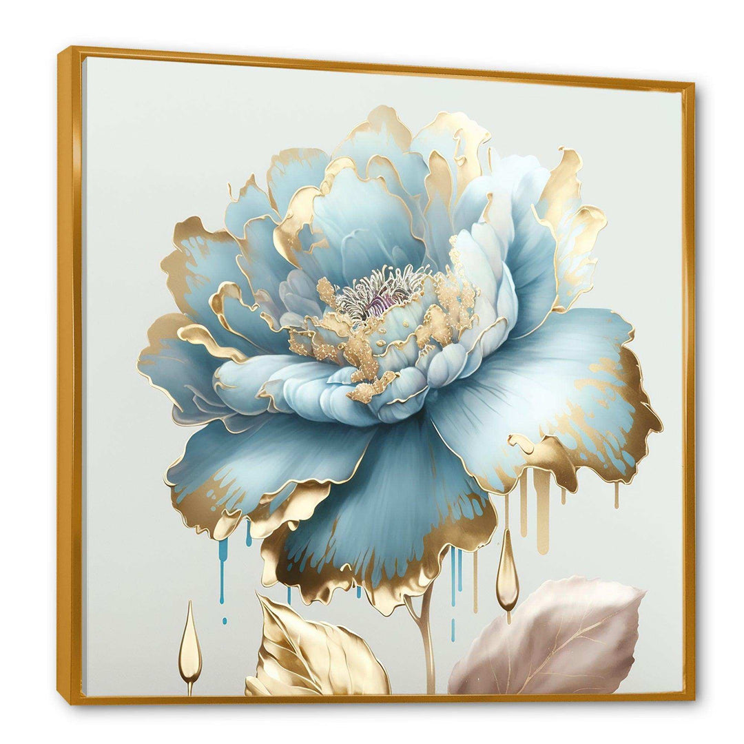 Chic Blue Blooming Flower III