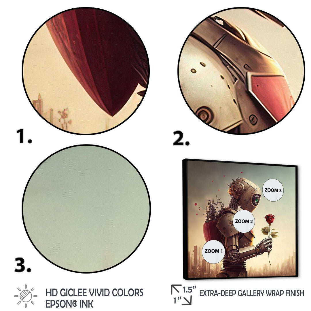 Robot In Love At Valentines Day I