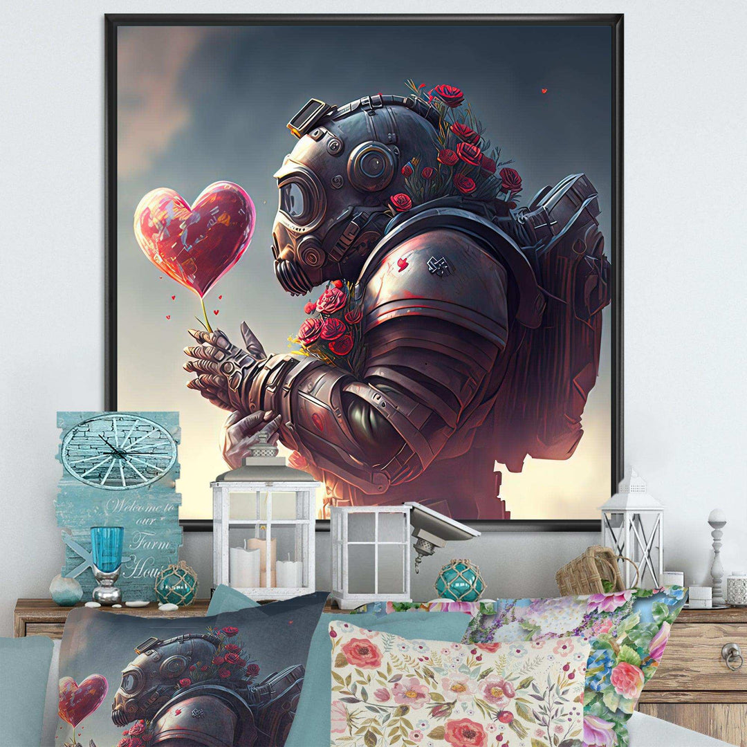 Robot In Love At Valentines Day II
