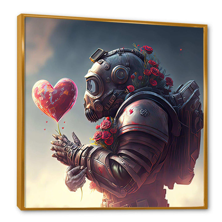 Robot In Love At Valentines Day II