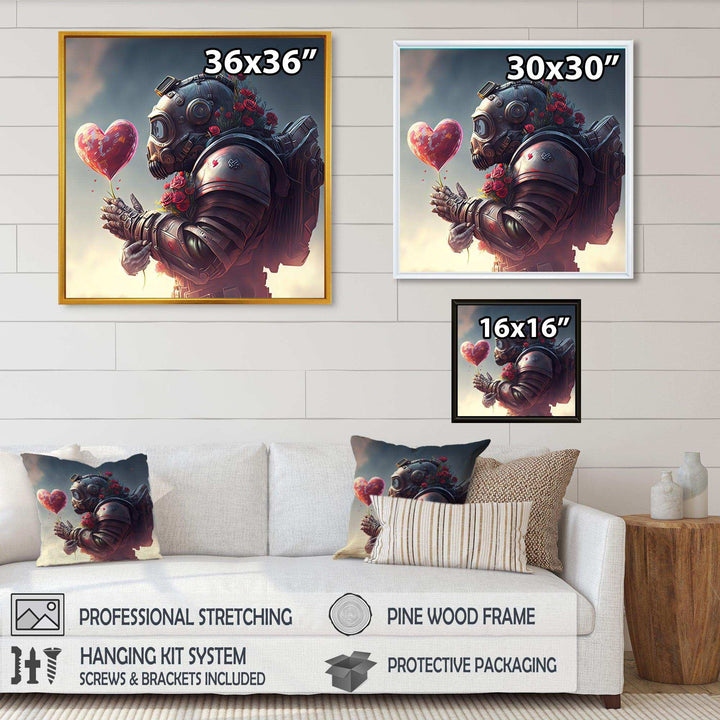 Robot In Love At Valentines Day II