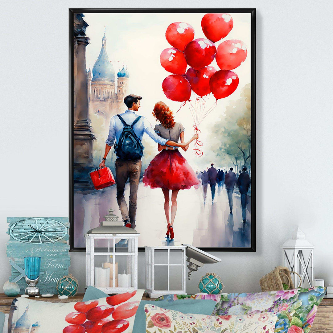 Couples In Love In Paris I