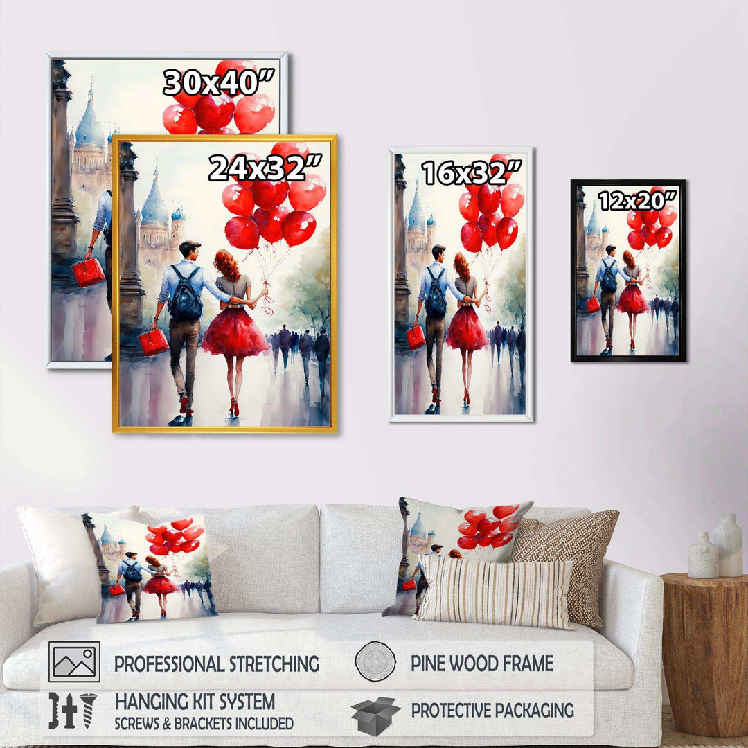 Couples In Love In Paris I