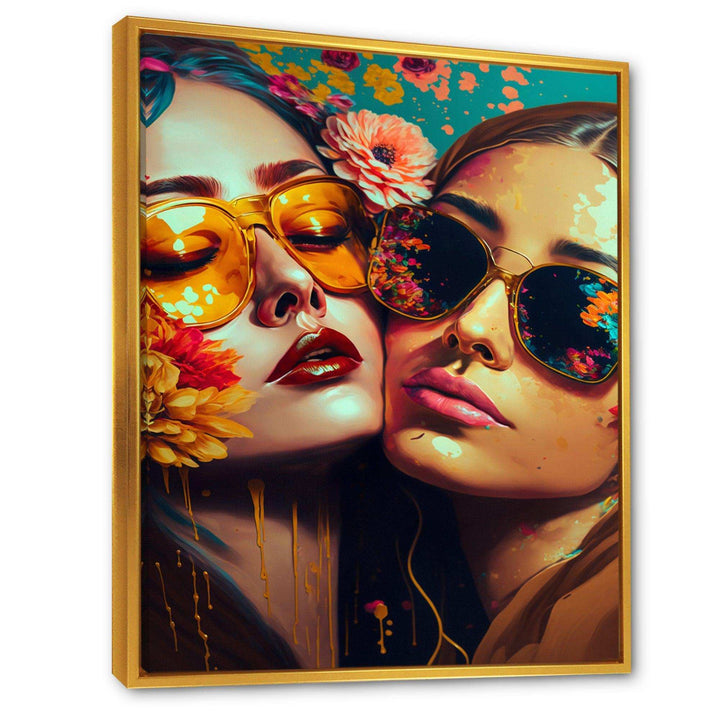Stylish Women Kissing III