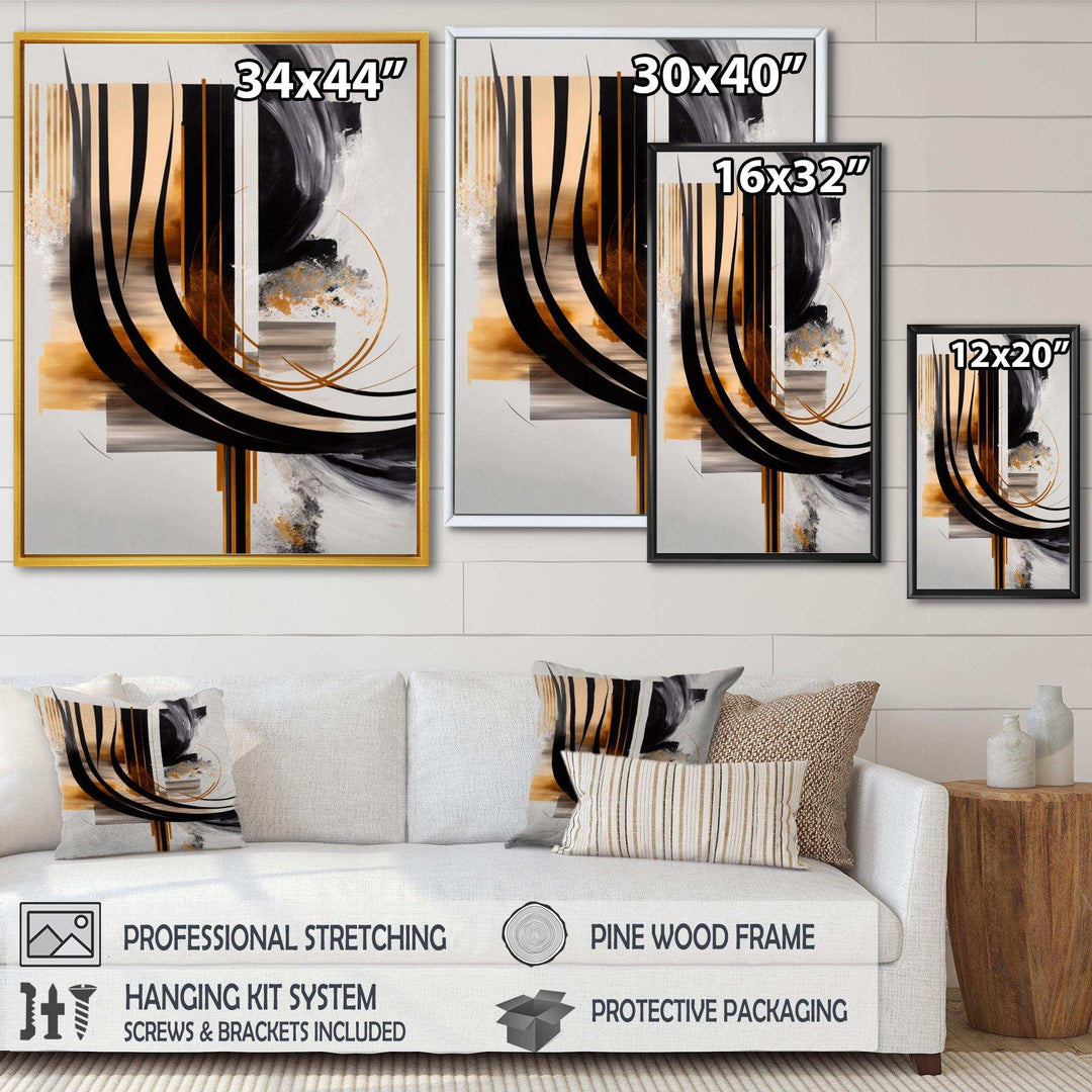 Gold Touch Art Deco III - Modern Bedroom Wall Art