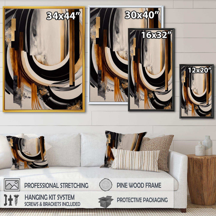 Gold Touch Art Deco IV - Modern Wall Art Prints