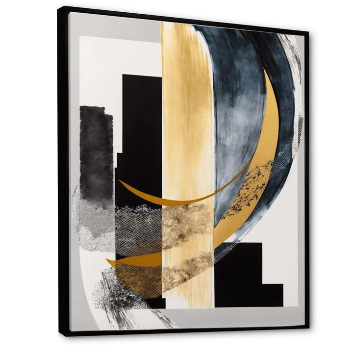 Glam Art Deco Abstract I - Modern Canvas Wall Art