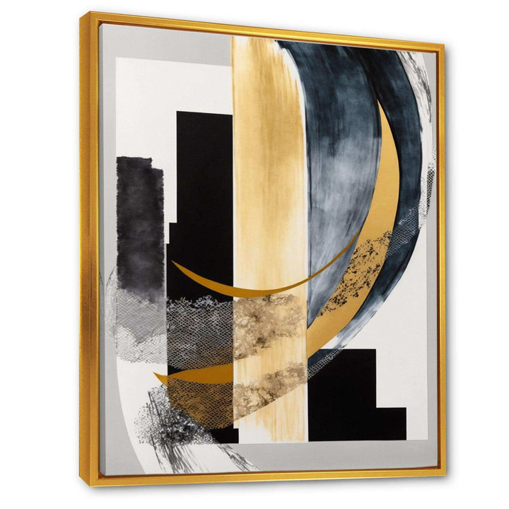 Glam Art Deco Abstract I - Modern Canvas Wall Art