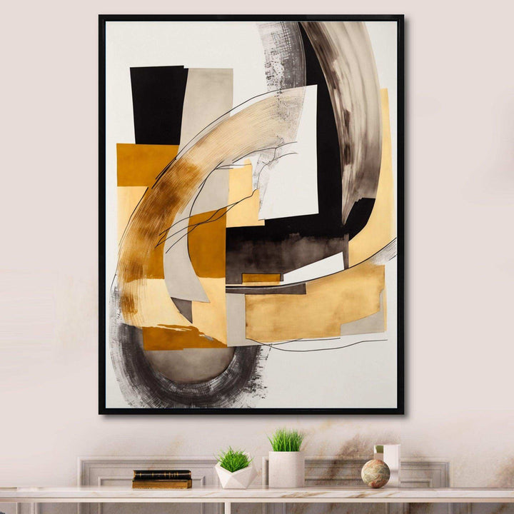 Glam Art Deco Abstract IV - Modern Bedroom Wall Art