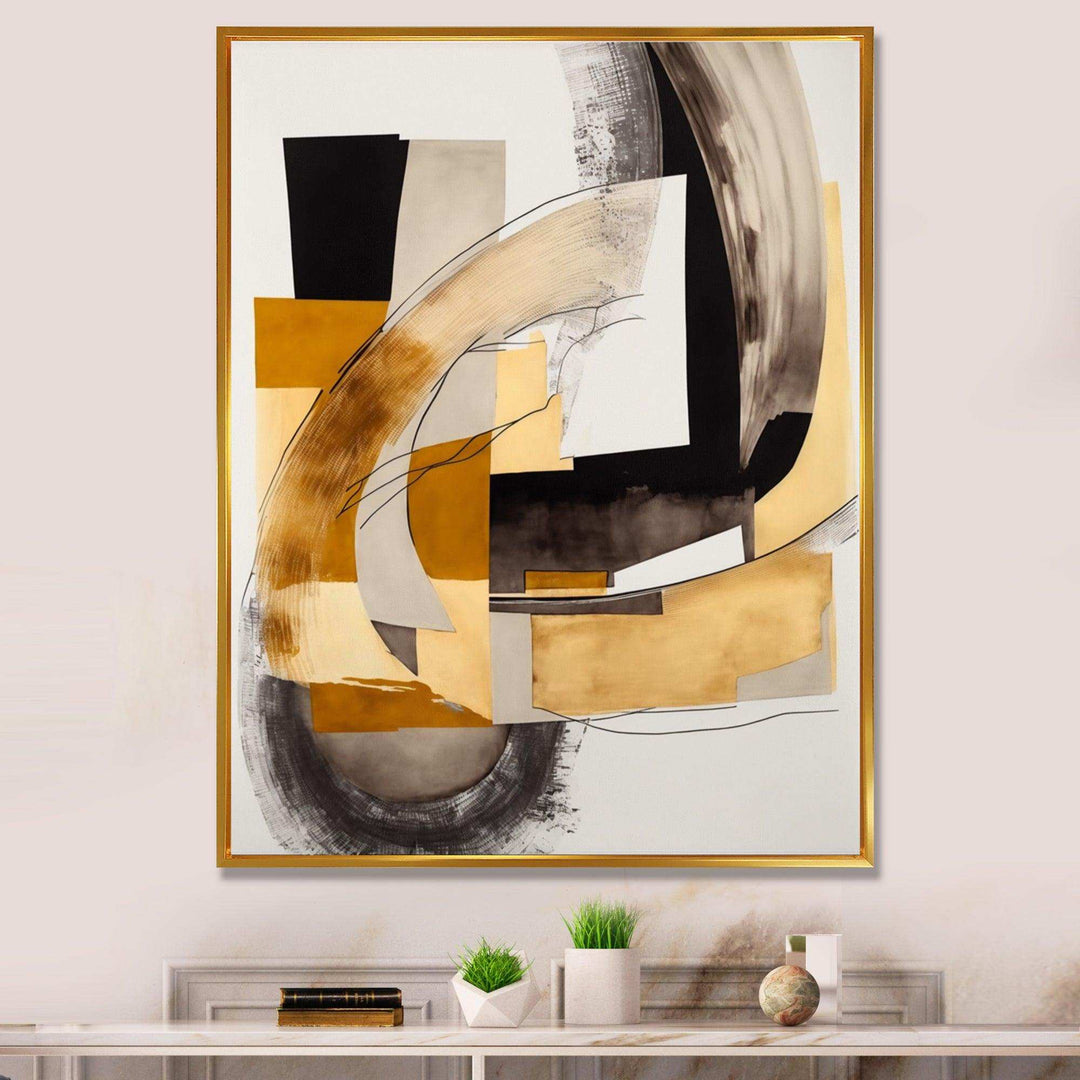Glam Art Deco Abstract IV - Modern Bedroom Wall Art