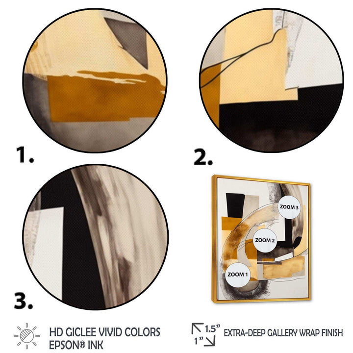 Glam Art Deco Abstract IV - Modern Bedroom Wall Art